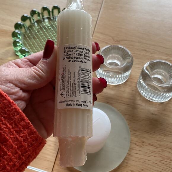 Set of candles and holders - Picture 3 of 6